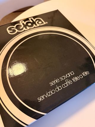 Servizio da caffè Seiola per 2