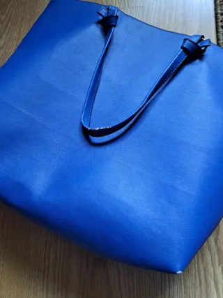 Maxi bolso azul klein
