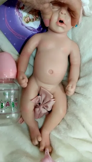 Bebé Reborn Silicona Completa 33cm