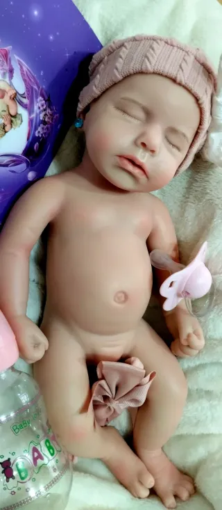Bebé Reborn Silicona Completa 33cm