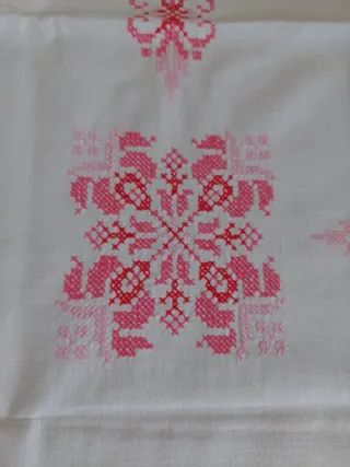 Tovaglietta da tè vintage rosa