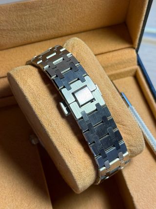 Seiko Mod Royal Oak 41mm Plata