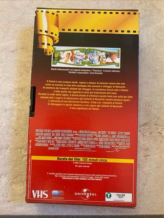 Il Grinch VHS - Film per Natale