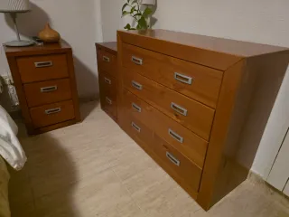 Conjunto habitación madera