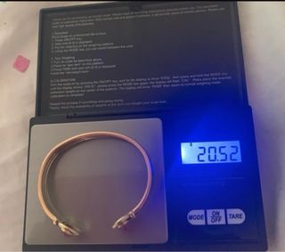 Pulsera Oro 18k con Piedras Rojas