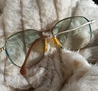 Occhiali Zeeis Germania Oro Blu