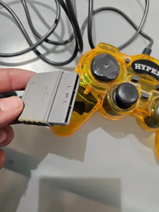 Controller Hyper PS1/PS2 Traslucido