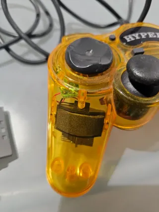 Controller Hyper PS1/PS2 Traslucido