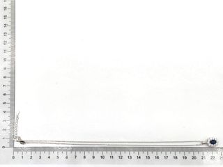 gargantilla plata 925mm con piedra con circonita 22cm