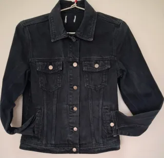 Cazadora vaquera negra Green Coast