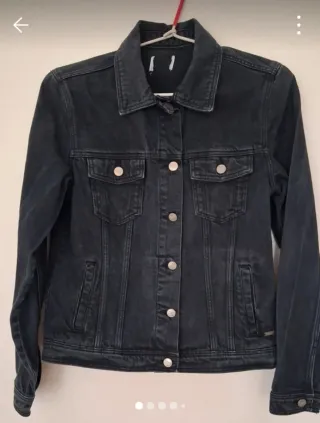 Cazadora vaquera negra Green Coast