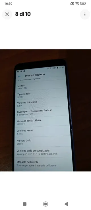 Alcatel Joy 1 2GB+16GB Blu smartphone android