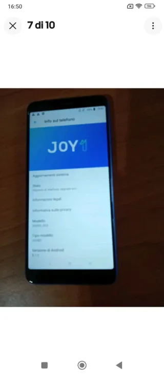 Alcatel Joy 1 2GB+16GB Blu smartphone android