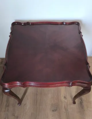 MESA BAJA CENTRO AUXILIAR DE MADERA ISABELINA PREC