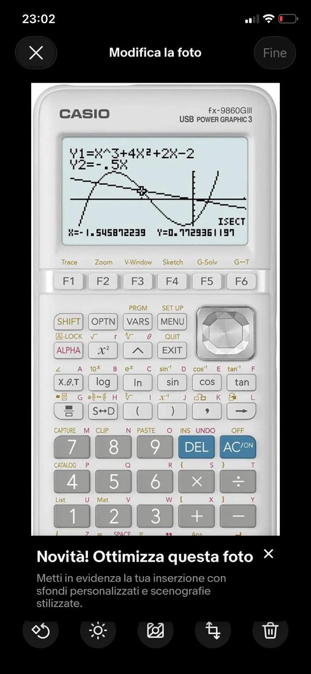 Calcolatrice grafica Casio fx-9860GIII