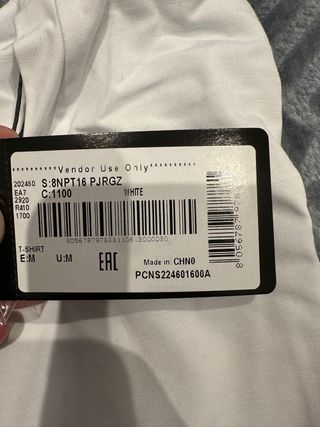 Camiseta EA7 Blanca