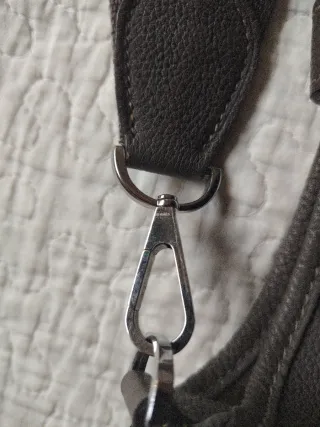 Borsa Hermes in pelle marrone