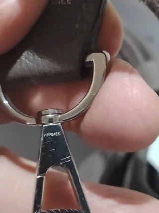 Borsa Hermes in pelle marrone