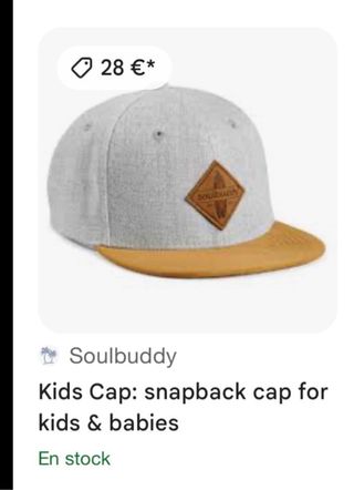 Berretto snapback Soulbuddy da uomo