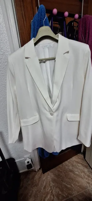 Chaqueta de mujer blanca Primark