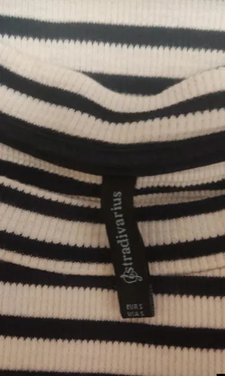 Vestido rayas Stradivarius