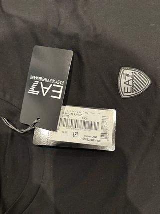 Camiseta EA7 Emporio Armani Negra