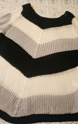 Maglione Taglia Unica - Bianco, Grigio, Nero