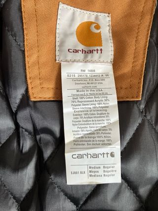 Carhartt Active Jacket caramelo M con Capucha