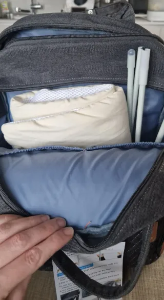 Zaino fasciatoio/lettino