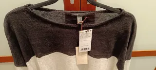 Jersey Mango Rayas Lino Talla L