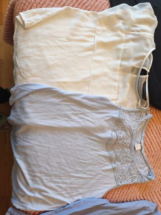 Diversidad de camisas mujer T,40 HyM Zara..