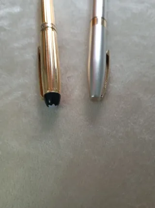 Lote de 4 penne e stilografiche