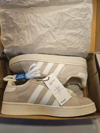 Adidas Campus Beige/Blanco