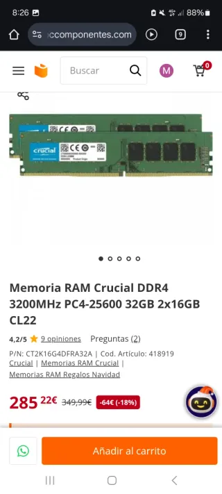 Placa Base + Procesador + RAM DDR4