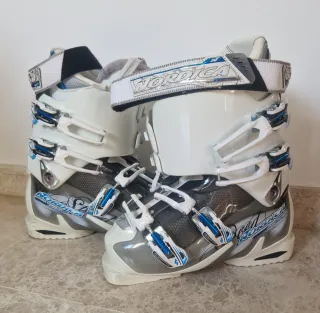 Botas de esquí Nordica blancas y azules
