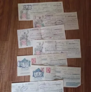 Letras de pago antiguas