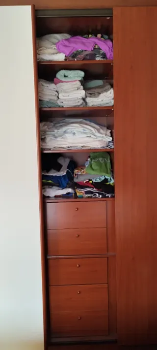 Armario 3 Puertas Correderas Madera