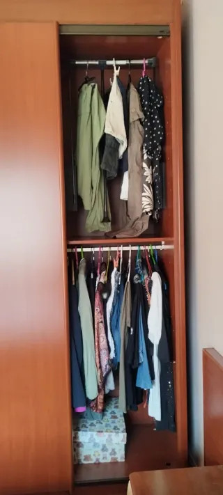 Armario 3 Puertas Correderas Madera