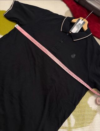 Polo Real Madrid Negro Talla M