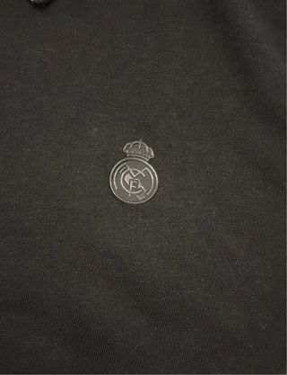 Polo Real Madrid Negro Talla M