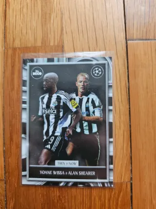 Tarjeta Topps Decco Yoane Wissa & Alan Shearer