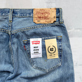 Levi’s 501 vintage W33 azul claro rotos originales