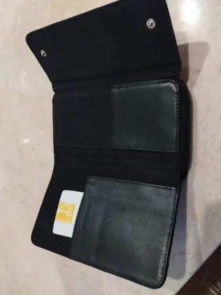 Mandarina Duck Monedero/Billetero Negro