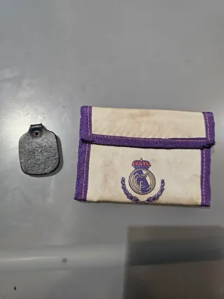 Lote Vintage Real Madrid - Llavero y Cartera