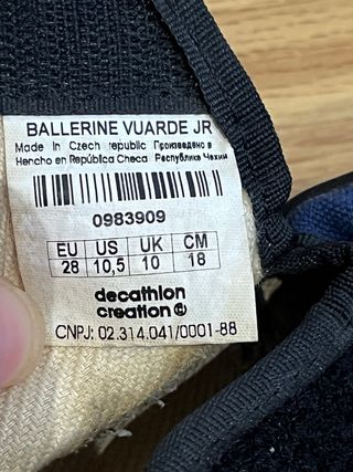 Pies de gato niño talla 28