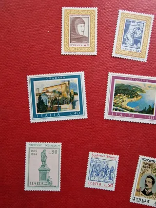 Serie francobolli Repubblica italiana