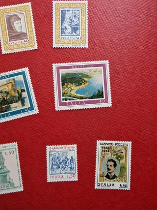 Serie francobolli Repubblica italiana