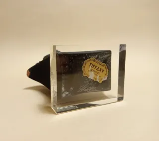 CRISTINA PUELL STATUA Ceramica NERO plexiglas