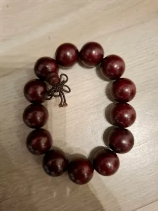 Set 3 Bracciali Mala Legno Naturale Artigianale