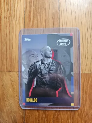 Tarjeta de Cromos Ronaldo Topps Bona Fide Baller